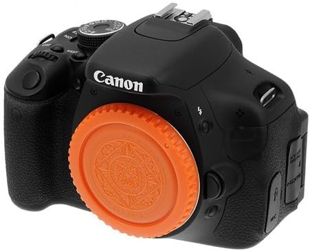 Fotodiox Orange Designer Body Cap for Canon EF and EF-S Mount Cameras