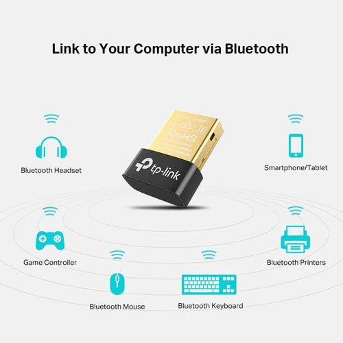 TP-Link USB Bluetooth Adapter for PC (UB400) - Bluetooth Dongle for Desktop, Laptop, 2 Pack