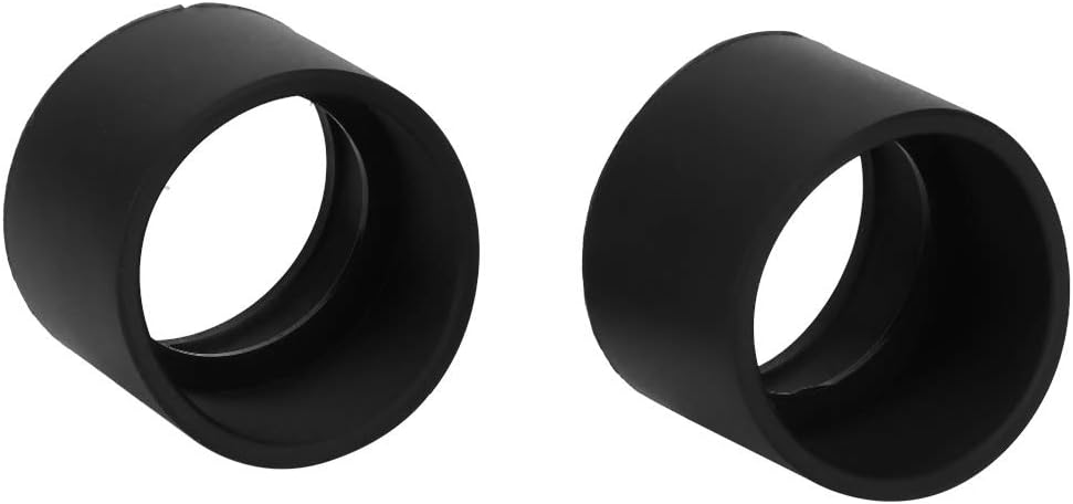 AUNMAS 2PCS Eyepiece Cover, Soft Rubber Binocular Eye Cups Replacement Guard for 32 36mm Stereo Microscope