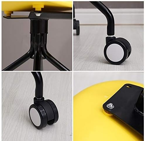 Gaming Chair Case for Dining Chair Study Chair Fabric Balcony Leisure Backrest Handrail Metal for Negotiations (Color : D)