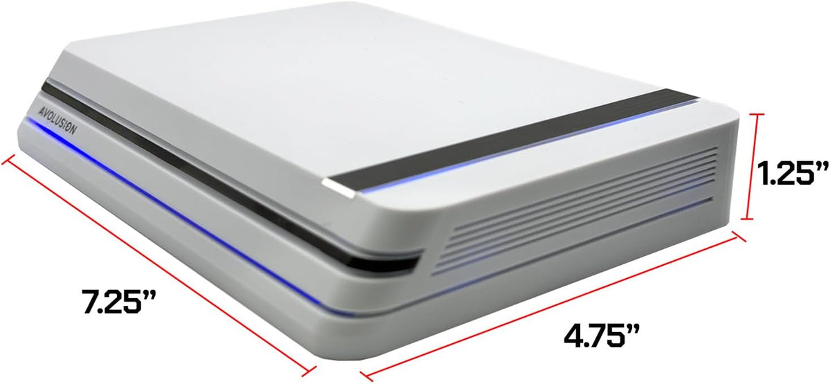 Avolusion PRO-X Series USB 3.0 External Hard Drive for WindowsOS Desktop PC/Laptop (White) - 2 Year Warranty (18TB) (Renewed)