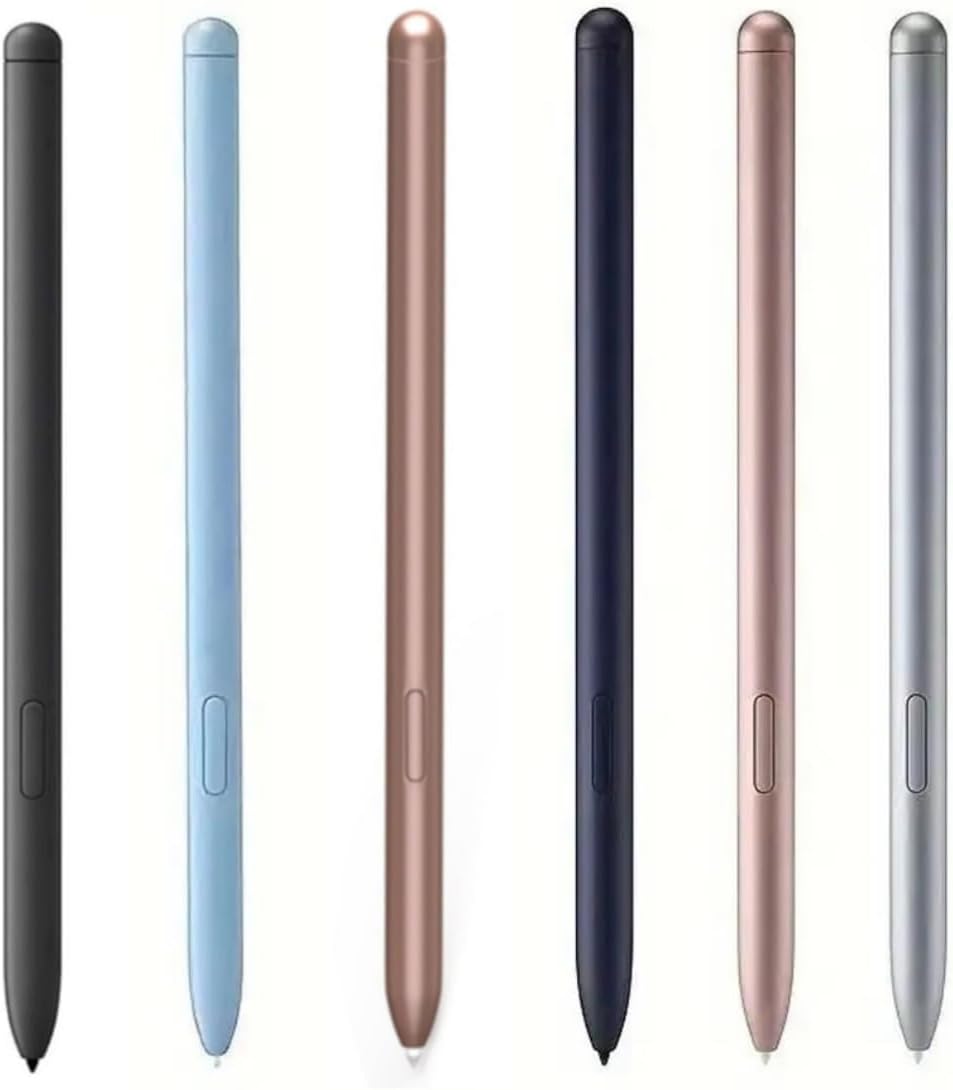 2 Pack S Pen Replacement for Galaxy Tab S6 Lite/S7/S8/S9, Stylus Pen + 5 Tips/Nibs (Without Bluetooth) (Gray)