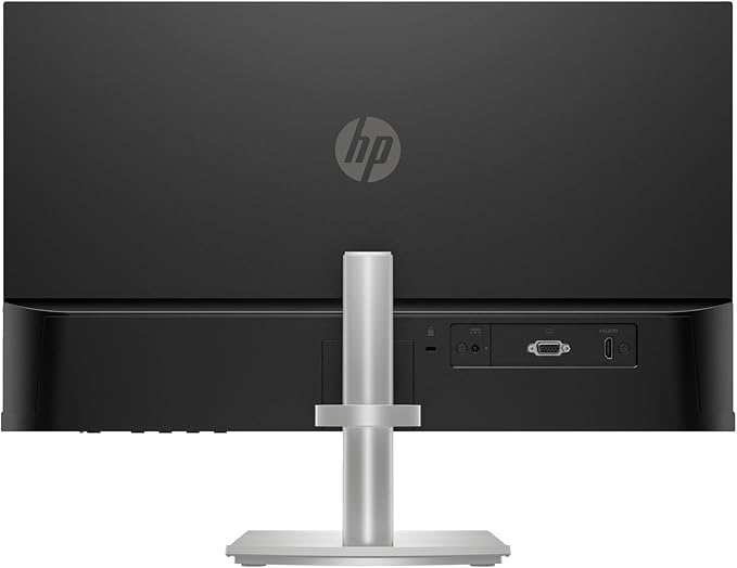 HP Series 5 524sh 24'' FHD IPS Monitor with 5ms Response Time Anti-Glare Flicker Free Low Blue Light VGA HDMI & Dockztorm USB Port Expander Black/Silver Color (94C19AA#ABA)