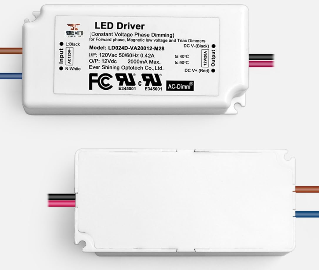 120 Volts -24V 24W | Constant Voltage Led Driver With Triac Dimming