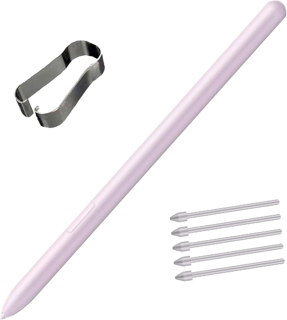 Galaxy Tab S9 FE S Pen Replacement for Samsung Galaxy Tab S9 FE, Stylus Pen with Nibs, Without Bluetooth, Purple