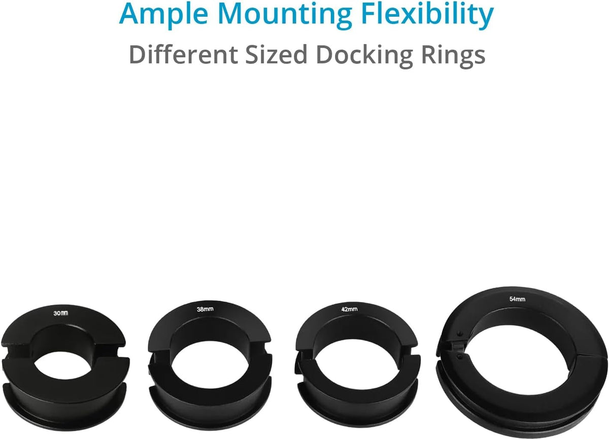 Proaim Ring Docking Bracket for Handheld Camera Stabilizers, Arm & Vest. Payload Capacity up to 25kg / 55.11lb. (ST-RGDB-01)