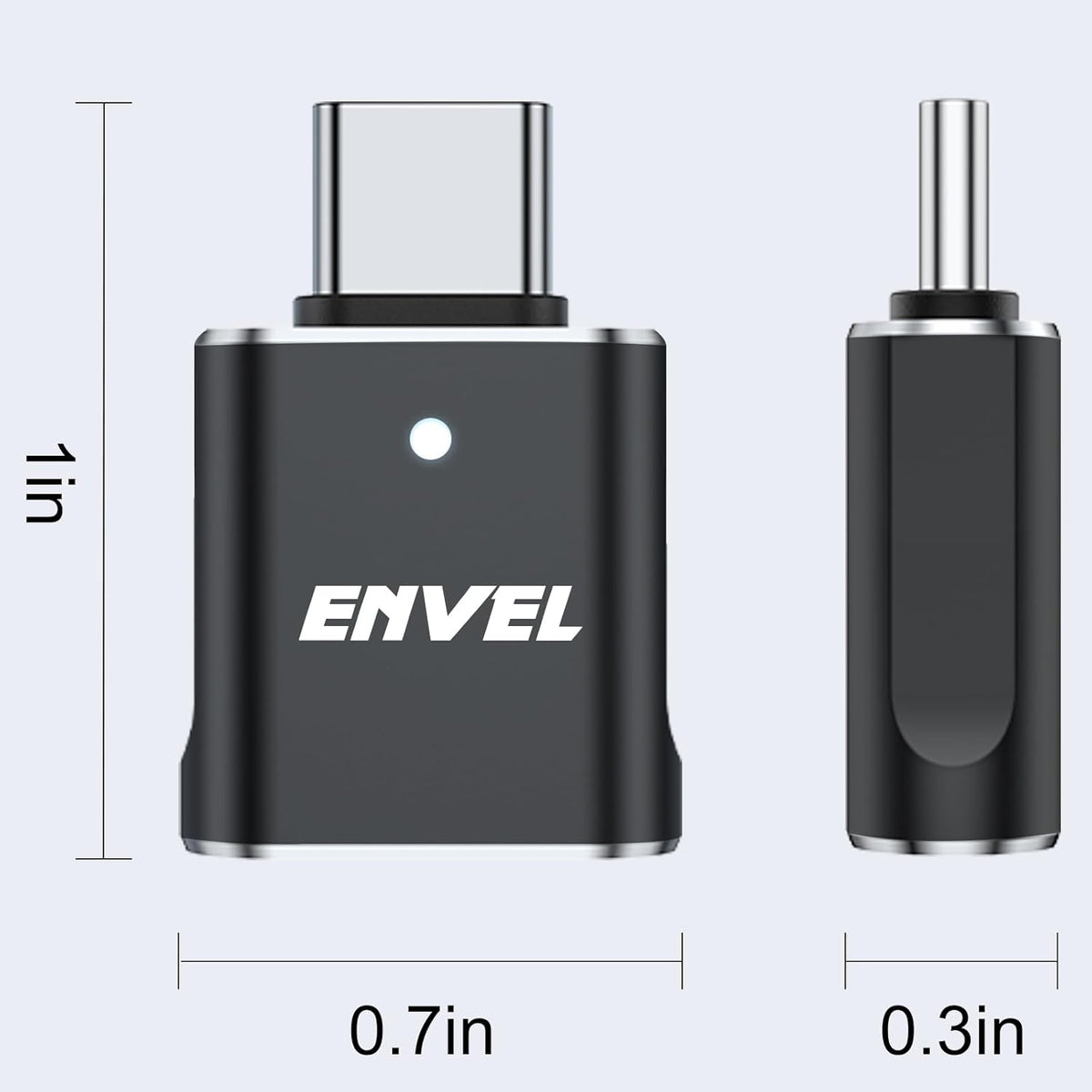 ENVEL USB C to USB Adapter, 4 Pack USB 3.0 to USB C OTG Converter, Compatible with iPhone, Galaxy, iPad
