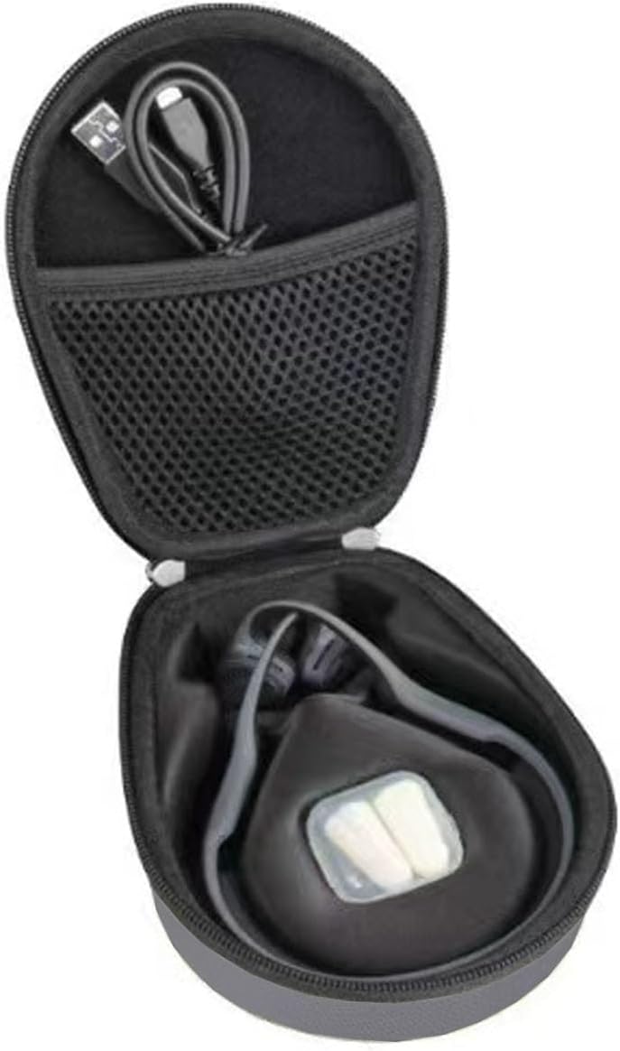 EVA Hard Case for Wireless Bone Conduction Open-Ear Bluetooth Headphones, for Shokz OpenSwim, OpenRun, OpenMove, TOZO