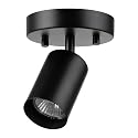 Globe Electric 57498 Pratt 1-Light Track Lighting Spotlight, Matte Black, Bulb Not Included