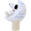 Roman Giftware Inc., Night Light Collection, 4.25" H Snoopy Moon Night Light,Religious, Inspirational, Durable (2x3x5)