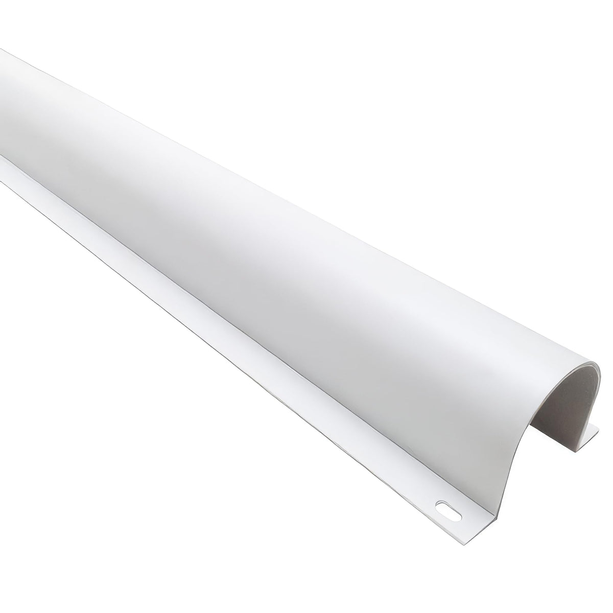 Electriduct Joint Cover For 2 Plastic Flanged Wire Guard Cable Raceway - White