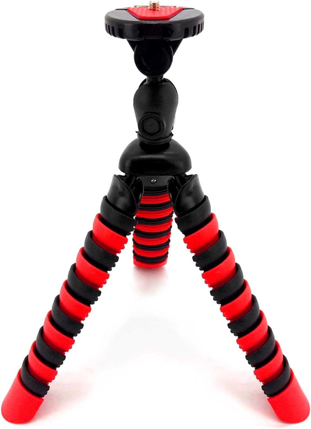 12" Inch Tripod with Flexible Spider Disc Legs, Quick Release Plate, Bubble Level for All Cameras + eCostConnection