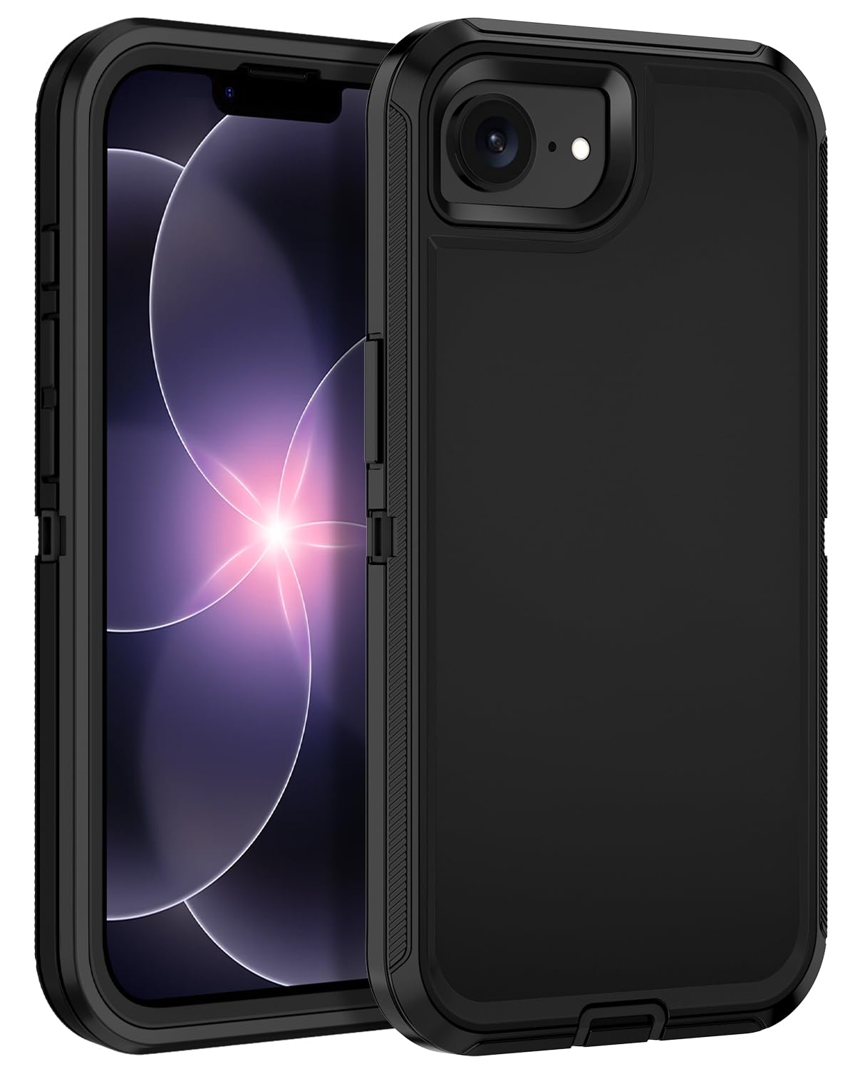 Casenplaza For Iphone 17E Case,Iphone 16E Case Heavy Duty Shockproof Dropproof 3-Layer Full Body Protection [Without Screen Prot