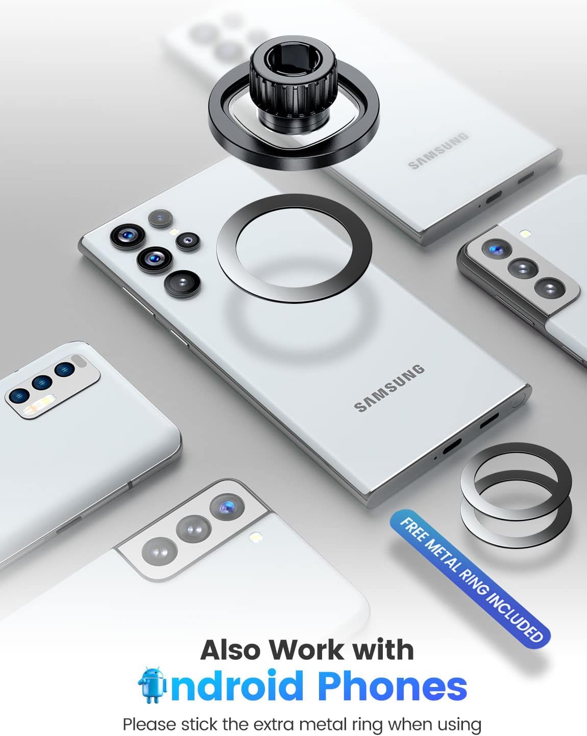 eSamcore Magnetic Phone Holder for Car, Strong MagSafe Car Mount for iPhone 15/14/13 Pro Max