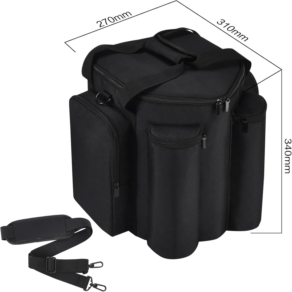 Travel Case for Bose S1 Pro+, Compatible Carrying Bag with Removable Shoulder Strap for Bose S1 Pro Portable Bluetooth