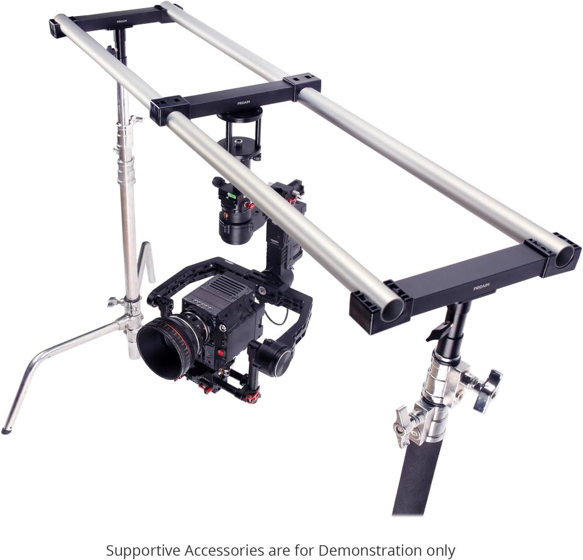 PROAIM Overhead 12ft Modular Studio Rig for Camera/Gimbal/Light Setups. Payload up to 11kg / 24lb. for Photography, Videography. (P-OHLR-01)