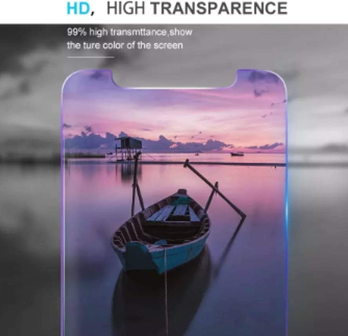 Anti Blue Light Tempered Glass Screen Protector for iPhone 13 Mini, ZenHoo Eye Protection