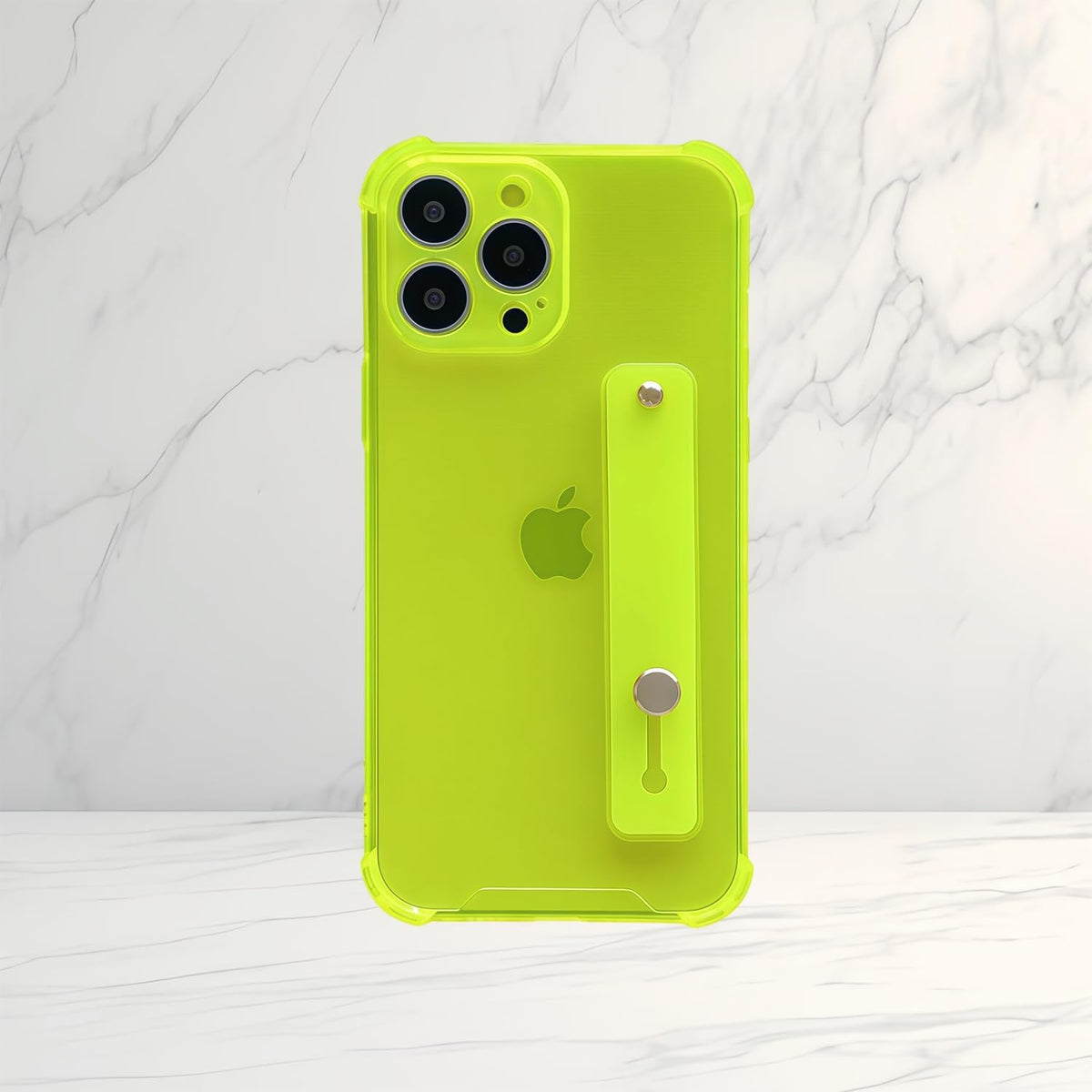siduater Strap Holder Case for 6.1" iPhone 12 Pro, Clear Soft TPU Protective Shockproof Bumper