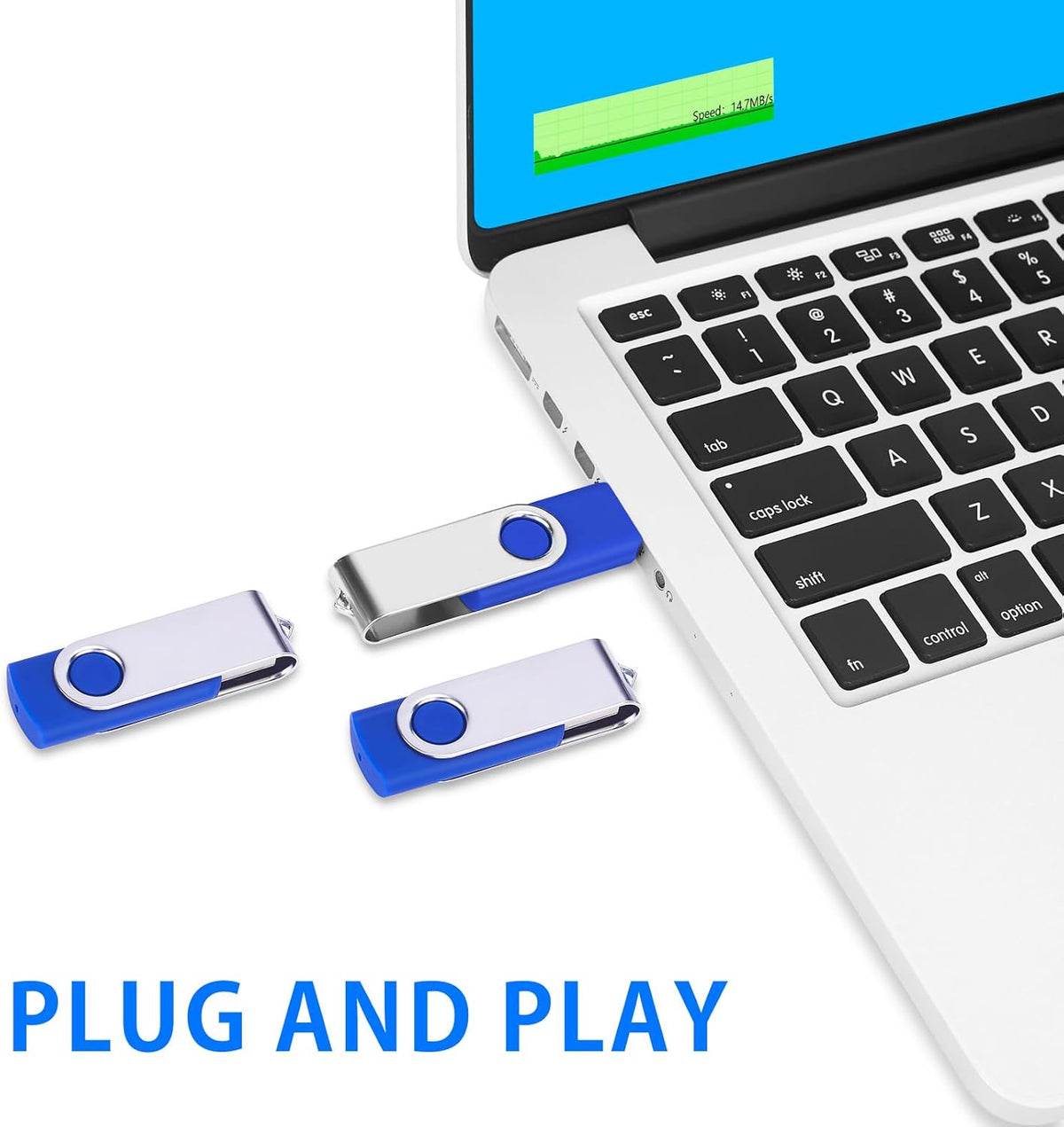 200 Packs of 128MB (Not 128GB) Flash Drives Bulk EASTBULL Flash Drives Pack 128MB USB2.0 Thumb Drives Bulk with Strings (200PCS)