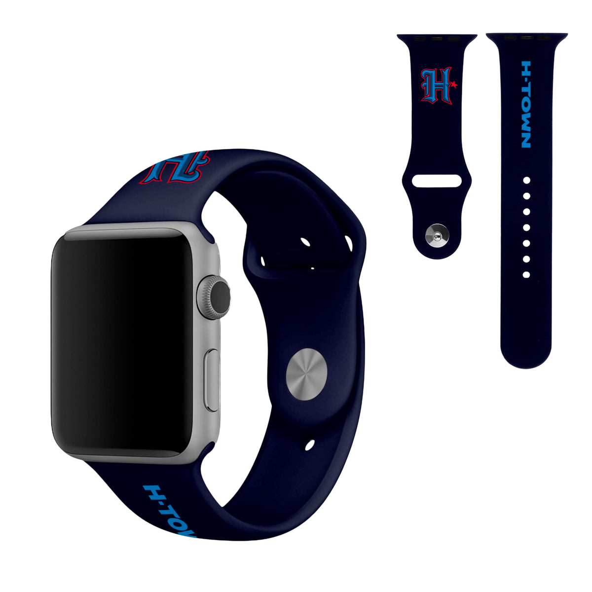 Soar Nfl 38Mm Silicone Watch Band, Houston Texans