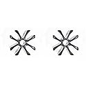 KICKER (2 08GL78 Square 8 Inch 200mm Cast Grille Bundle
