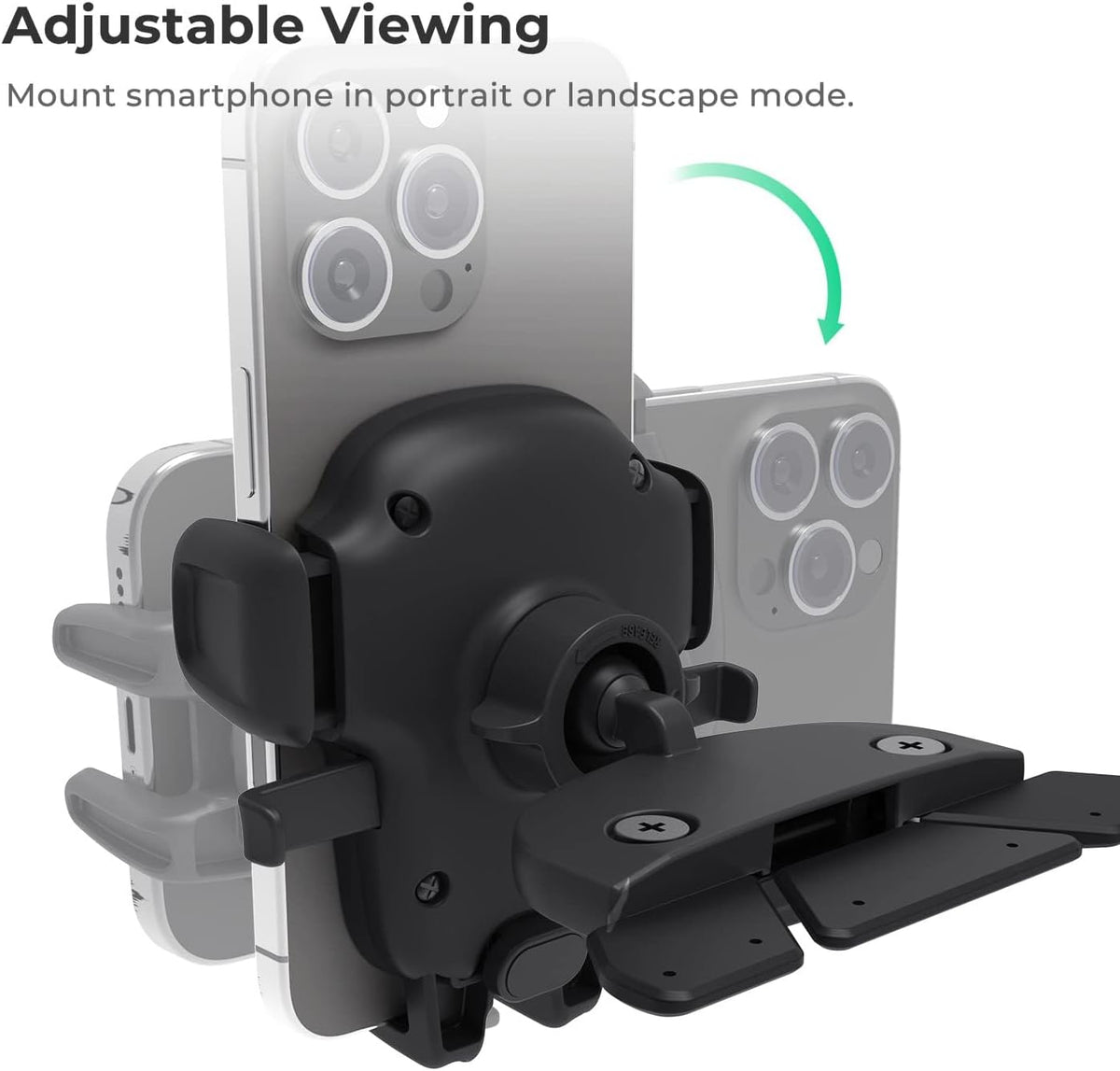 iOttie Easy One Touch Signature CD Slot Mount - Universal Car Phone Holder for iPhone, Google, Samsung, Moto, LG, and all other Smartphones
