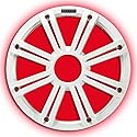 KICKER KMG12 12-Inch (30cm) Grille for KM12 and KMF12 Subwoofer, LED, White