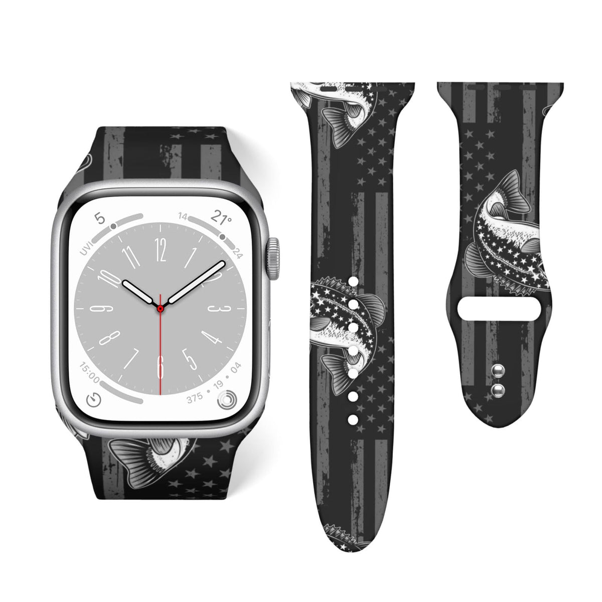 Supdreamc Soft Silicone Sport Replacement Strap Compatible With Iwatch Series, Comfortable Watch Straps For Various Activities A