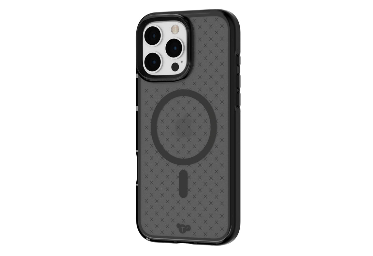 Tech21 Evocheck For Iphone 16 Pro Max Compatible With Magsafe - Impact Protection Case - In Smokey