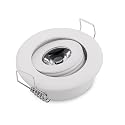 JOYINLED (Pack of 10 3W Mini LED Down Lights Small Recessed Round LED spotlihgts Under Cabinet Lights 3000K