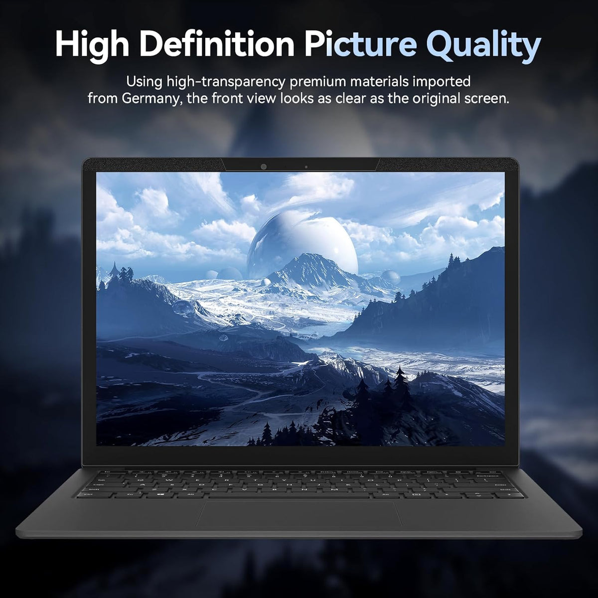 Magnetic 14 Inch Laptop Privacy Screen for 16:9 Computer Monitor, Removable Anti Glare Blue Light Filter Protector, 14 in Privacy Shield Compatible with Lenovo Hp Dell Acer Asus Thinkpad Envy Xps