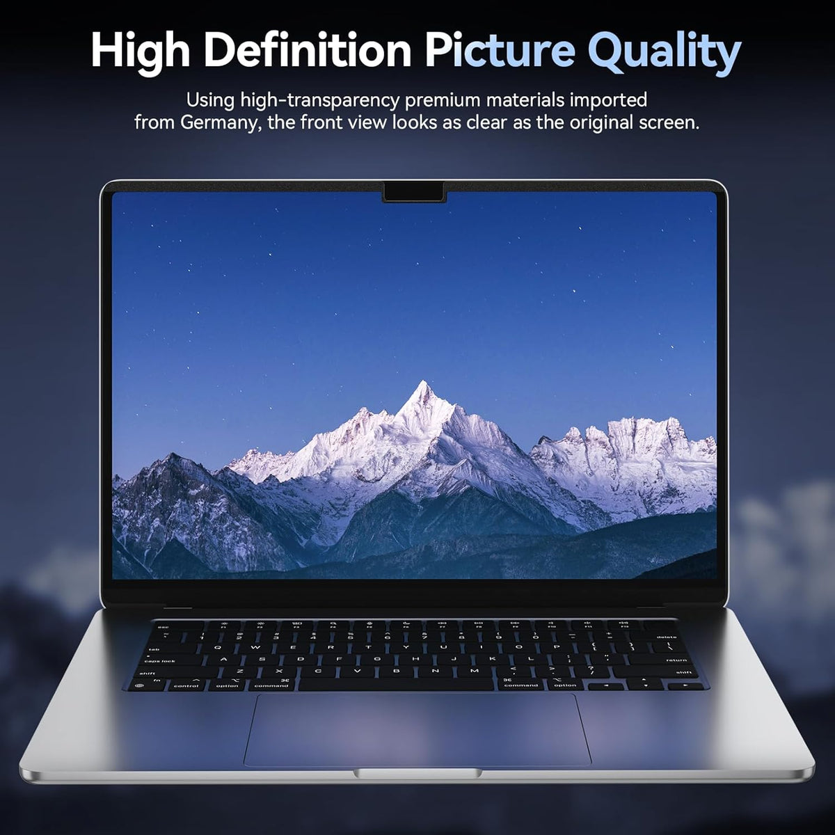 Magnetic Privacy Screen Protector Compatible with MacBook Air M2 13.6 Inch (2022 Release), Removable Anti Spy Blue Light Glare Shield Film Laptop Privacy Filter for Apple Mac Air 13" M2 (A2681)