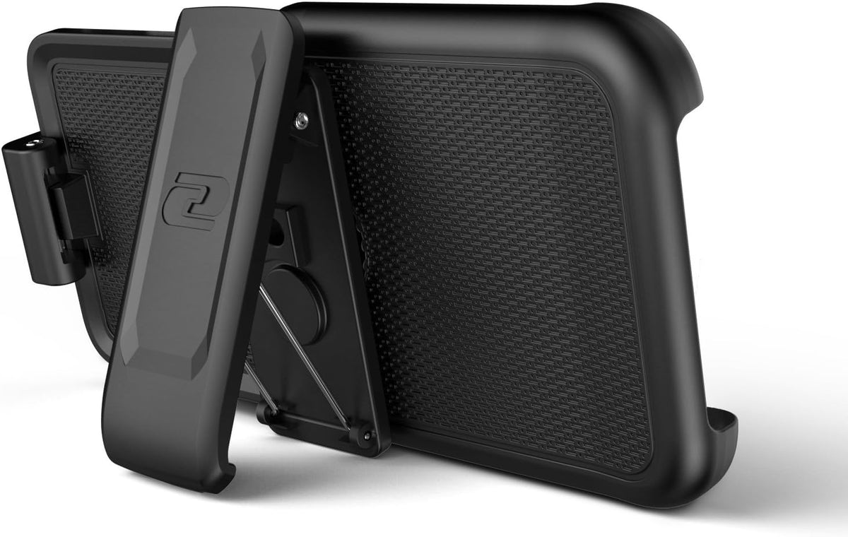 Encased Magnetic Case with Holster for iPhone 12 / 12 Pro, Belt Clip Compatible with MagSafe (Clear)
