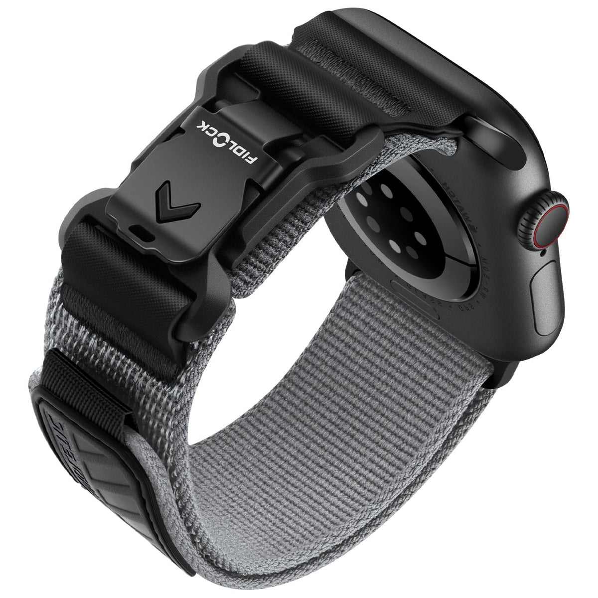 Bandletic Compatible With Apple Watch Bands For Women Men, Wide Soft Stretchy Sport Band With Magnetic Fidlock V-Buckle For Iwat