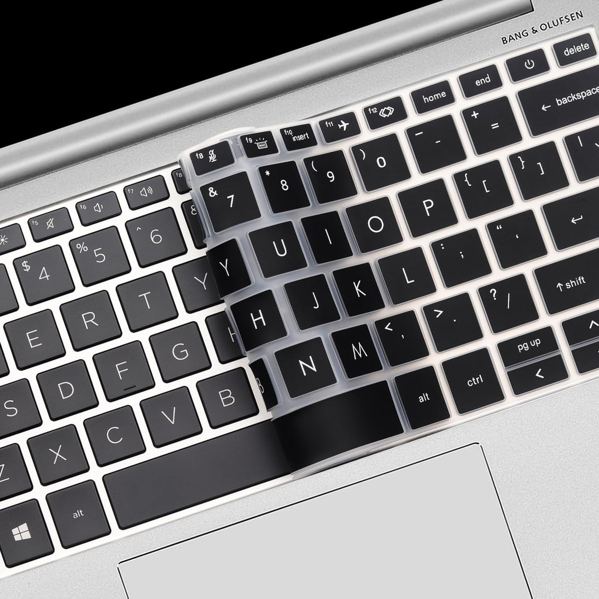 Keyboard Cover for HP EliteBook 830 835 840 845 1040 G9 G10 2024 2023 2022 13.3 14 inch Laptop Accessories Keyboard Protective Skin (Not fit The 830/840/845/1040 G11 G8 G7 G6 G5 G4 G3)-Black