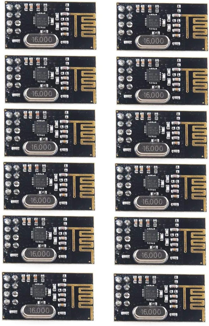 NEW 12pcs NRF24L01+ 2.4GHz Wireless RF Transceiver Module for Arduino