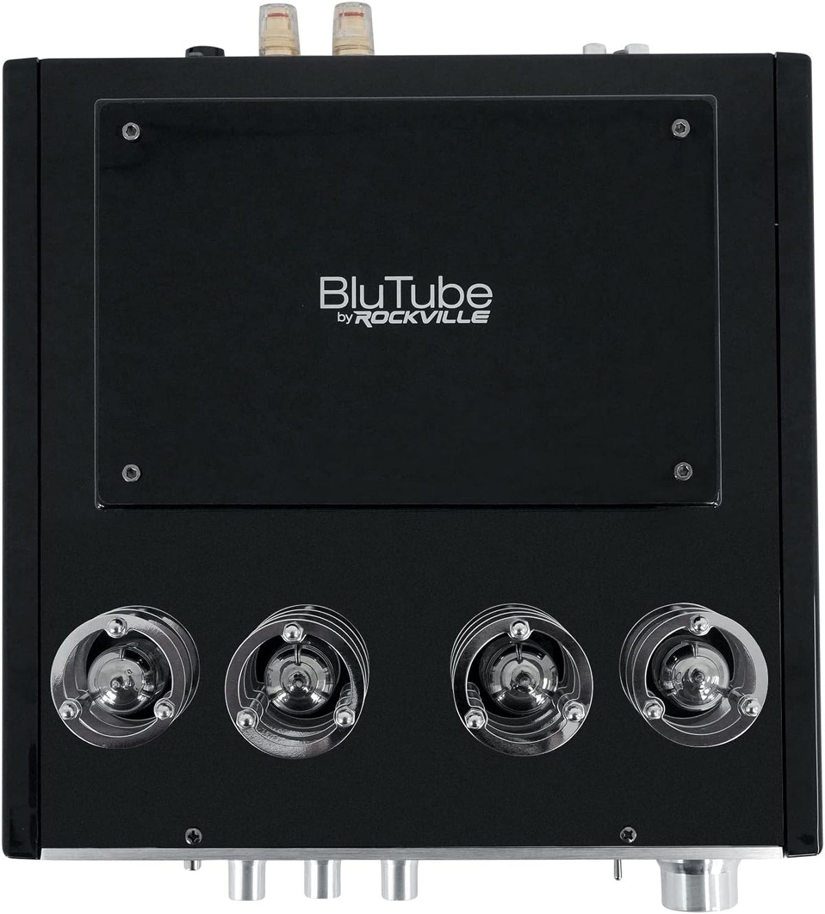 Rockville BluTube 70W Tube Amplifier Stereo Receiver, Bluetooth, EDR, Compact Design, Warm Sound, for Home Audio Enthusiasts