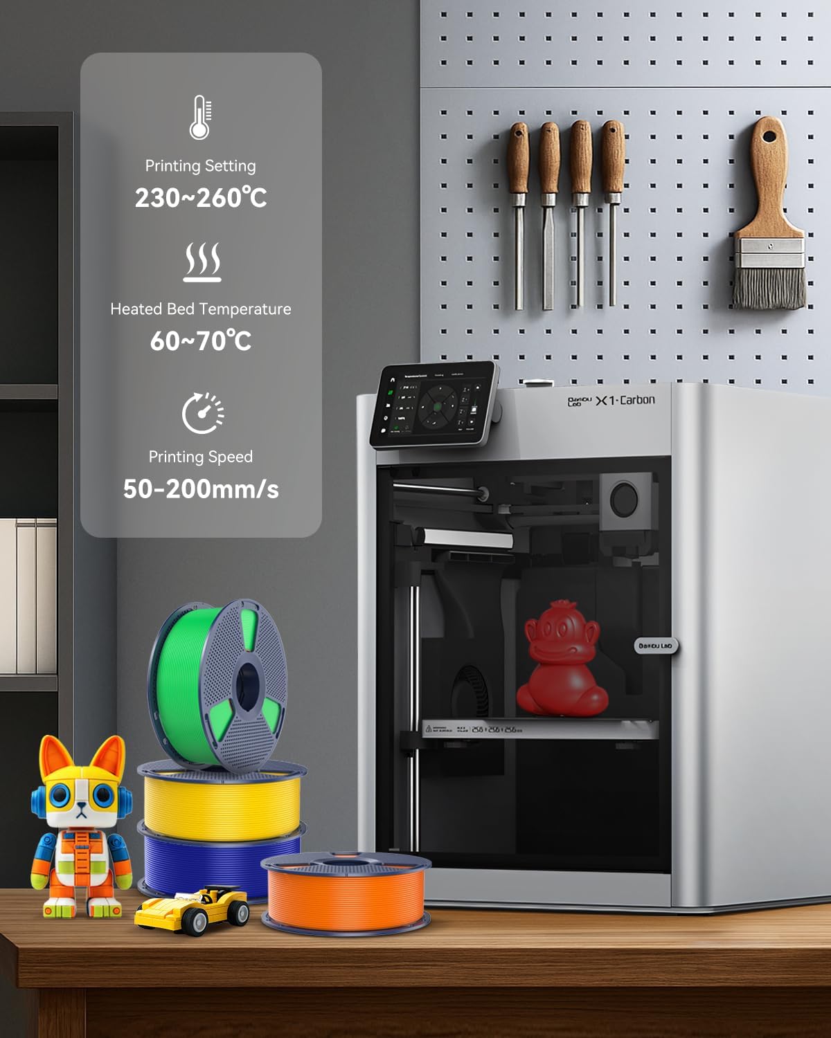 SUNLU 3D Printer Filament PETG Filament 1.75mm, Less Stringing Good Layer Adhesion High Toughness, PETG Filament 1.75 ±0.02mm, 1kg Spool(2.2lbs), Cyan