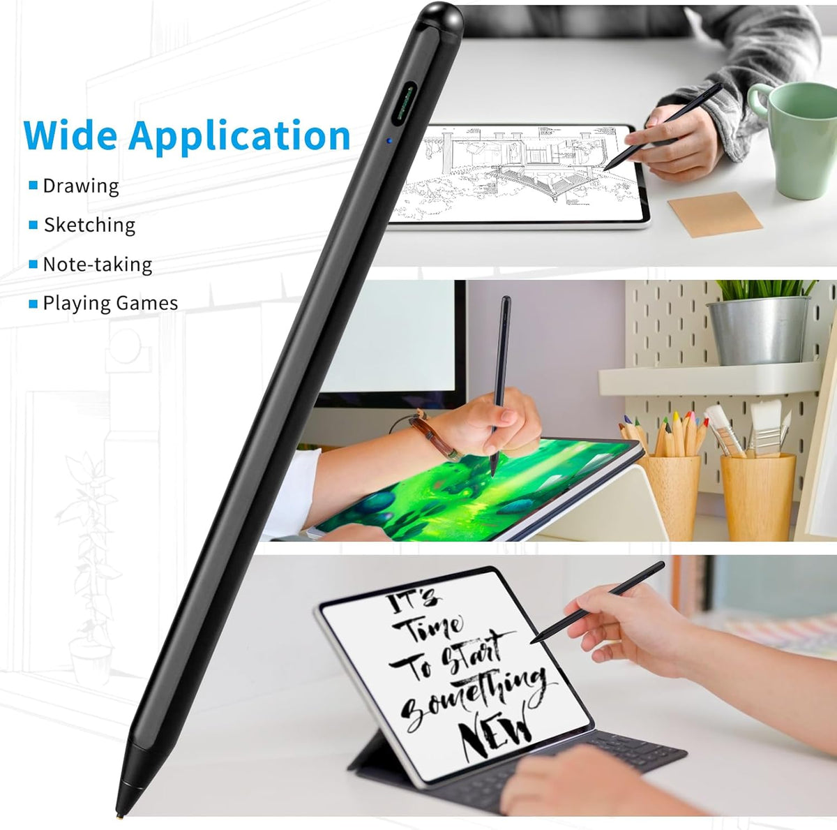 Active Pen for Kindle Fire HD, Electronic Stylus Compatible with Amazon Kindle Fire HD, Good for Writing and Drawing -