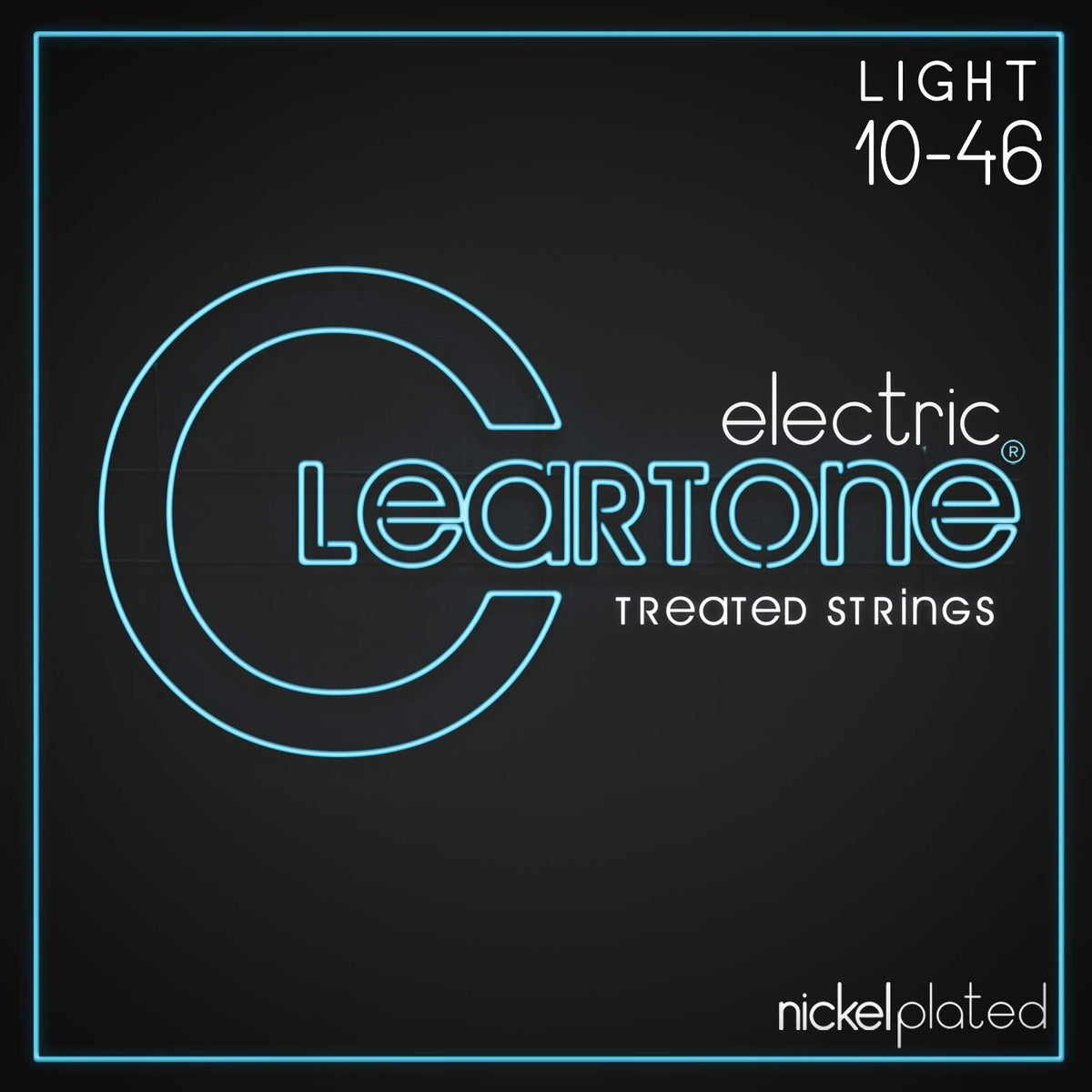 Cleartone Electric Guitar Strings 10-46 Premium Tone, Long Lasting, No Feel Coating