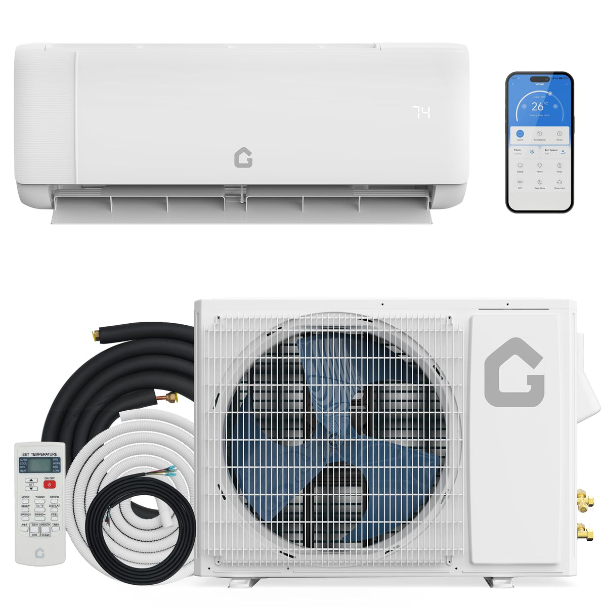 Garveetech Mini Split Ac/Heating System