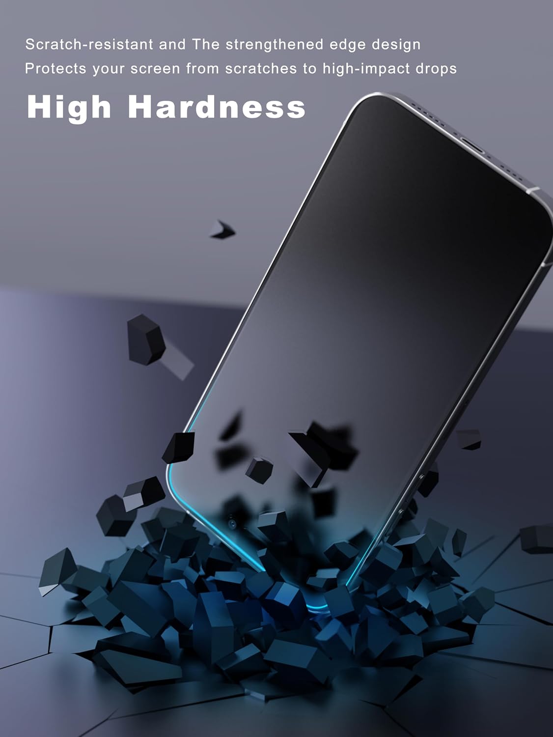 2 Pack Matte Screen Protector for iPhone 12/12 pro -6.1 inch, Anti-Fingerprint & Anti-Glare Screen Protector Tempered Glass Easy Installation