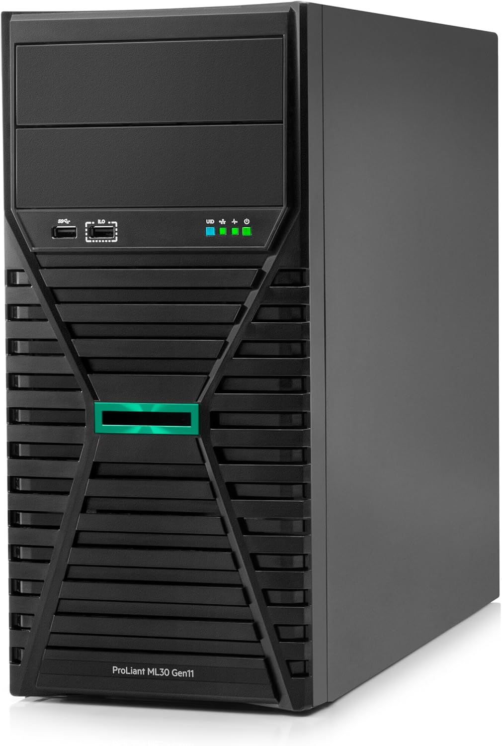 Hewlett Packard Enterprise ProLiant ML30 Gen11 Tower Server with Intel Xeon 6325P, 32GB DDR5, 2x960GB SSD, MR216i-p RAID, 8SFF Bays, Dual 500W PSU (P86726-005)