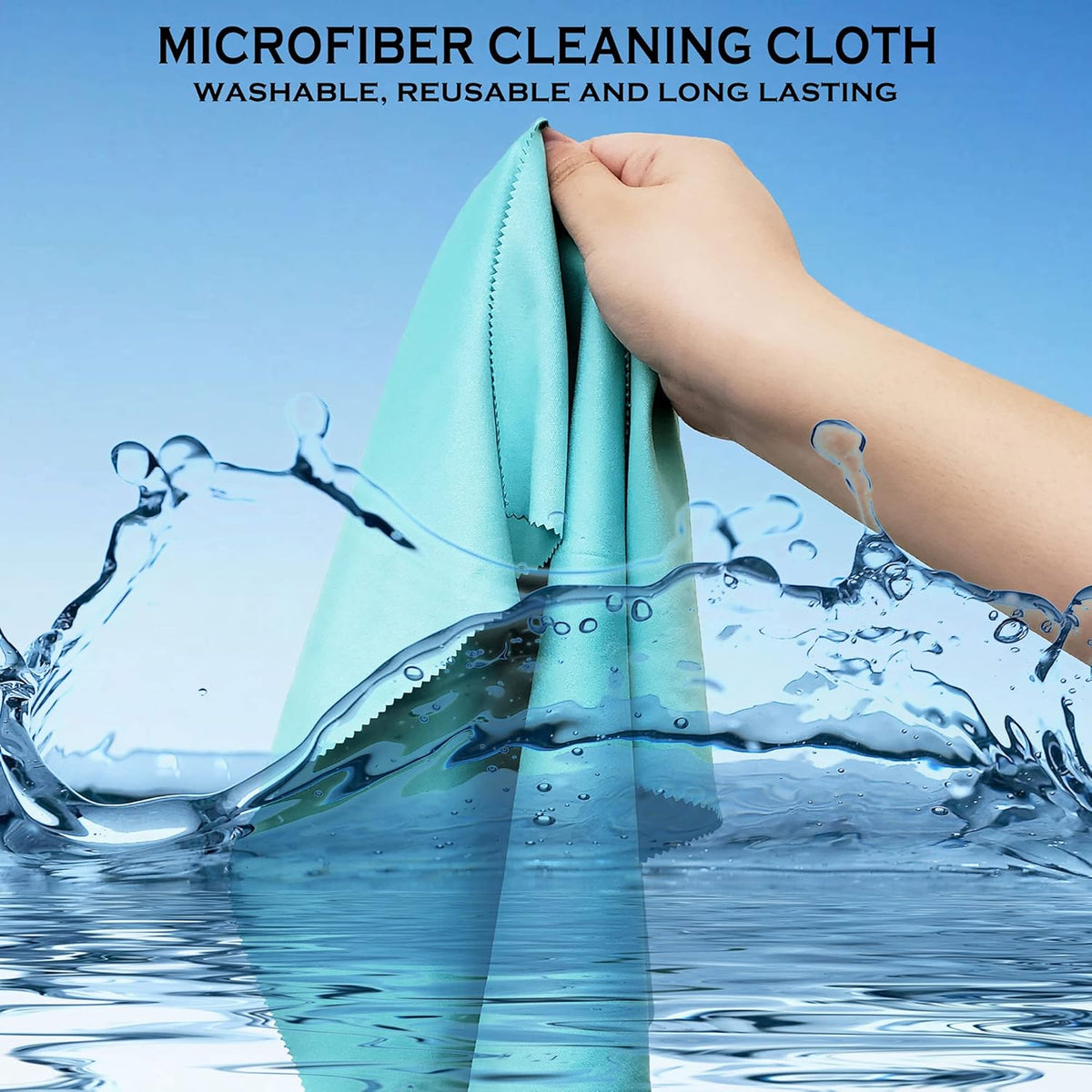 Extra Large 14" X 15" Lint Free Microfiber Cleaning Cloth for Camera Lens and Electronic Device Screens