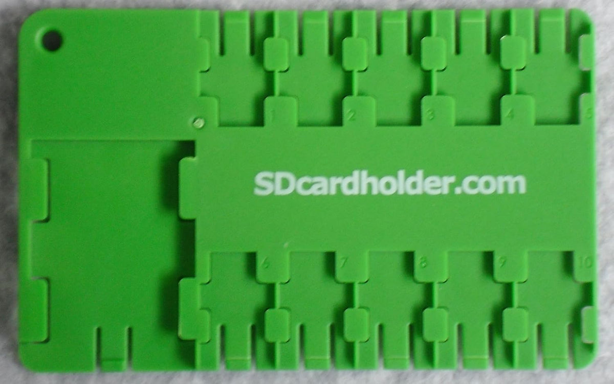 Micro SD Card Holder - Yellow