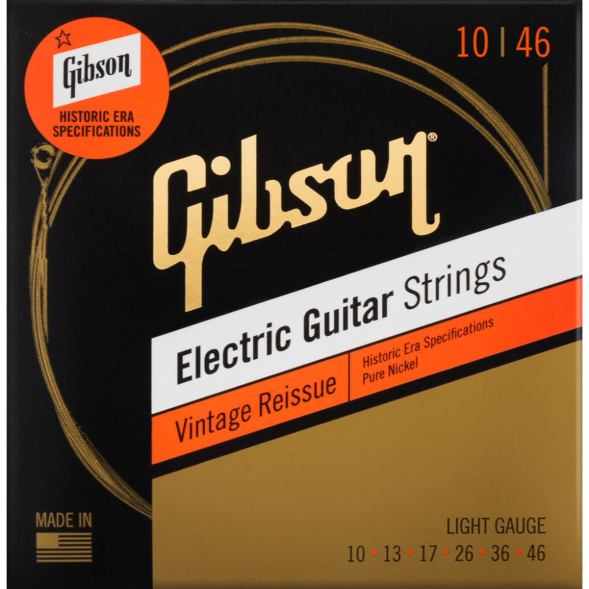 Gibson SEG-HVR10 Vintage Reissue 10-46 - Electric Guitar Strings