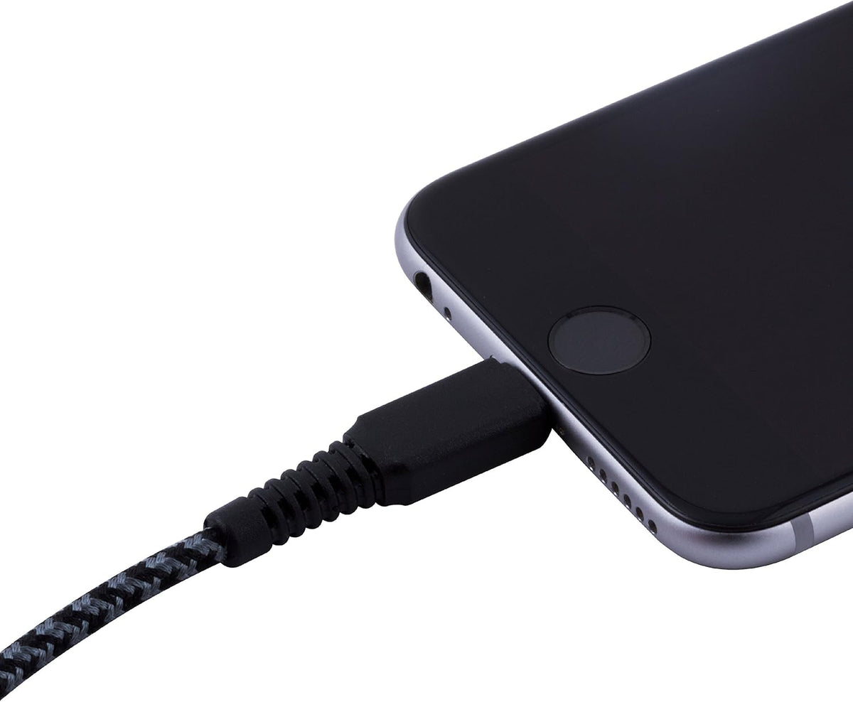 EcoSurvivor 8 ft Lightning Cable, USB-A to Lightning Connector, Apple MFi Certified, Compatible with iPhone 12/11/Xs