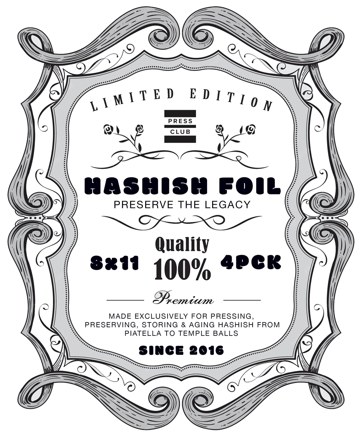 HASHISH FOILS SHEETS