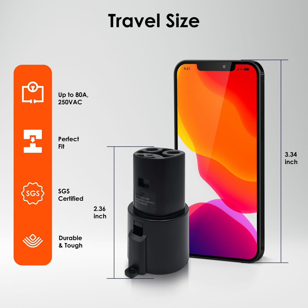 Rexing J1772 to Tesla Charging Adapter