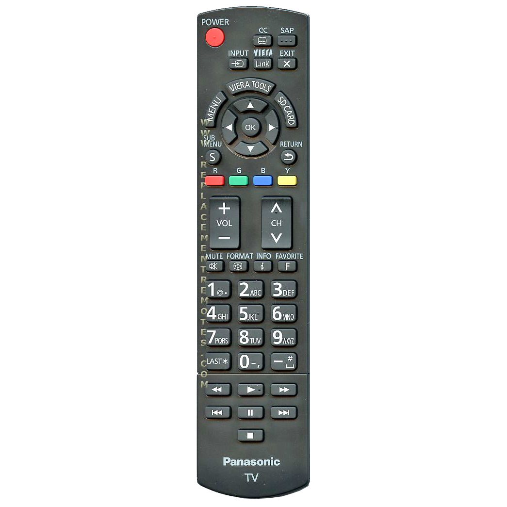 Panasonic N2QAYB000570 TV Remote Control